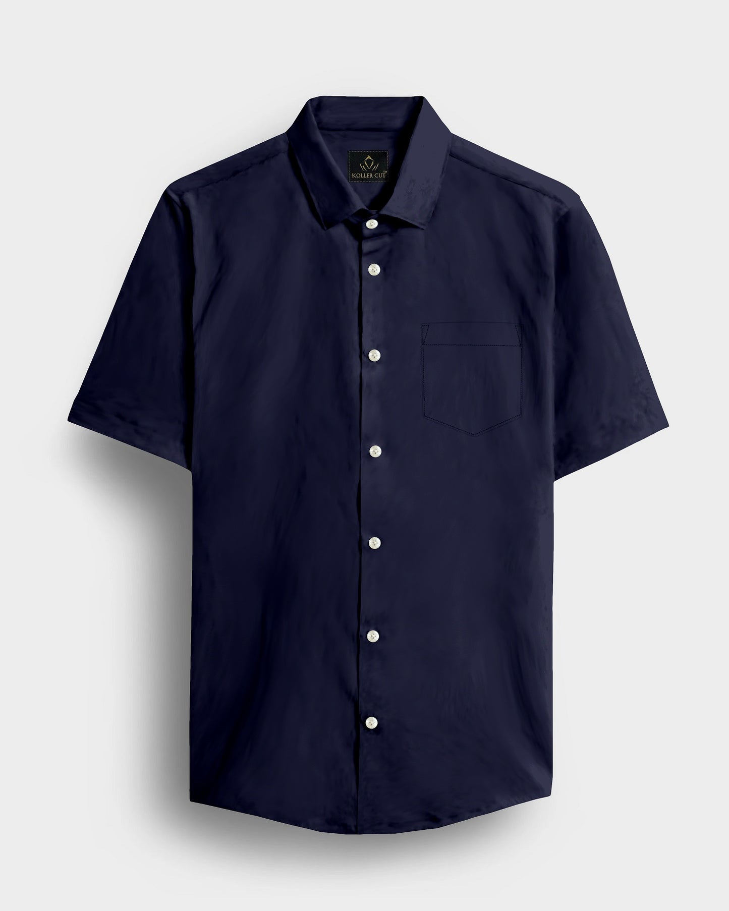 Midnight Blue Giza Cotton Shirt