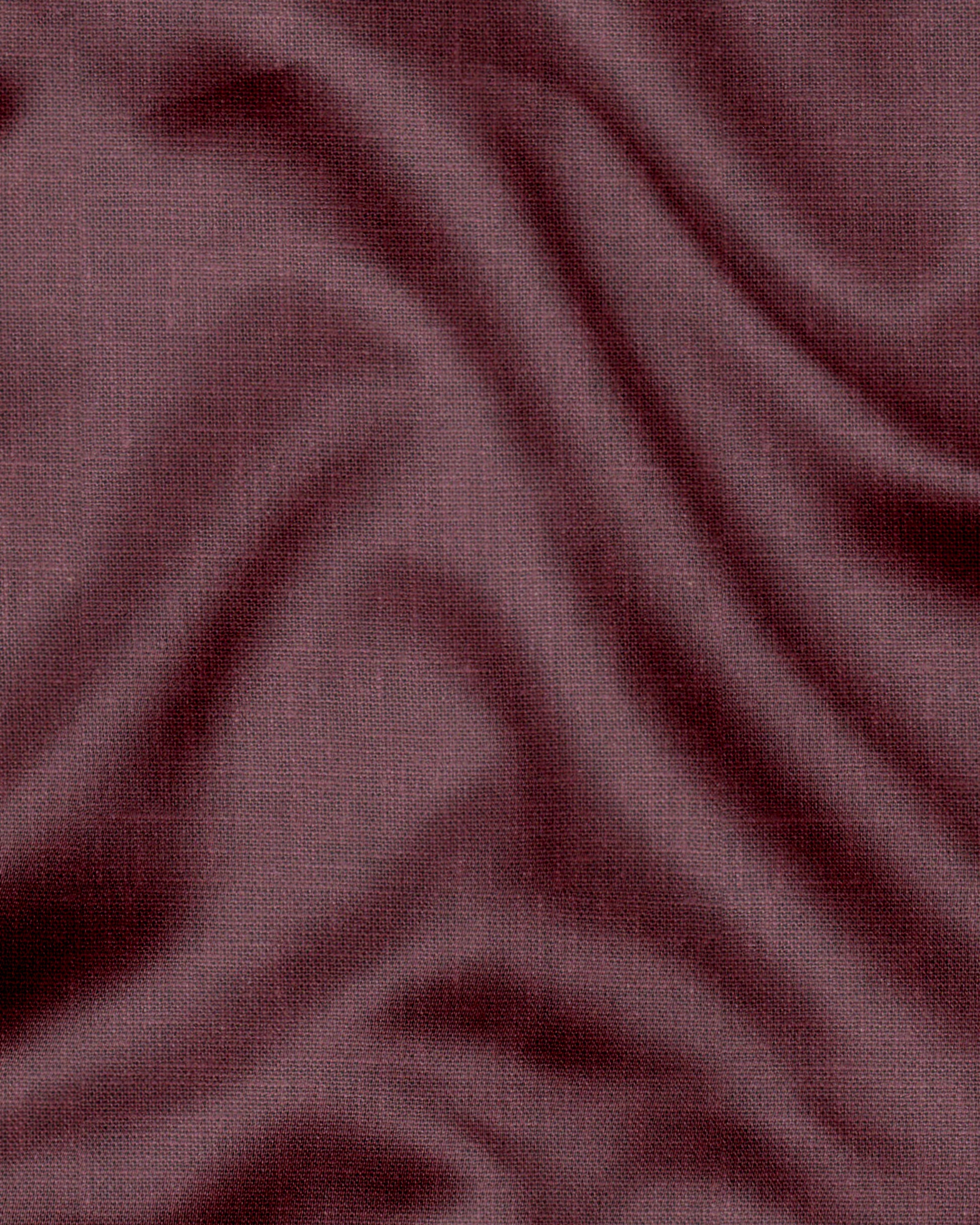 Madder Brown Luxurious Designer Linen Shirt