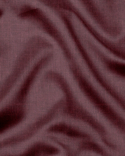 Madder Brown Luxurious Designer Linen Shirt