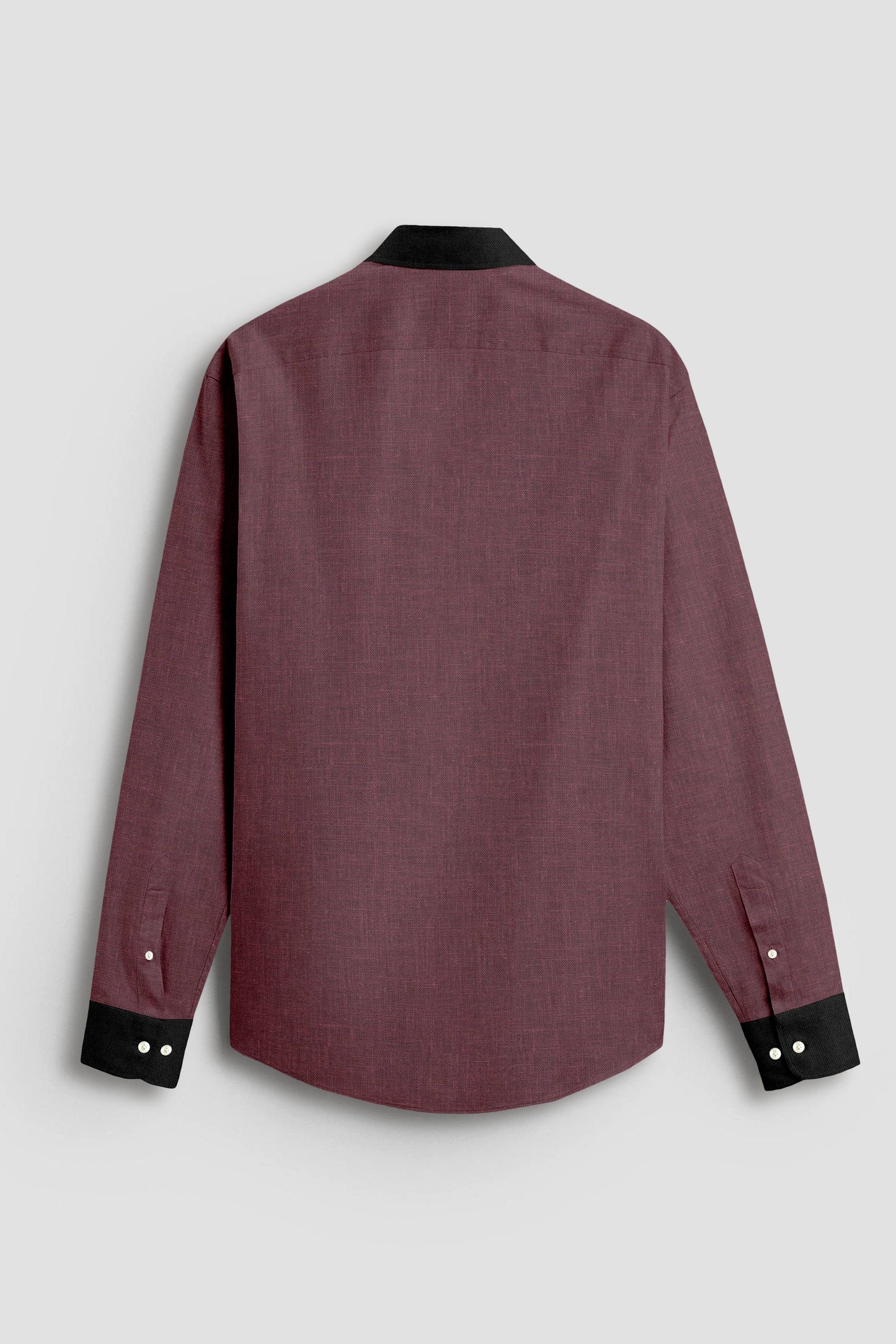 Madder Brown Luxurious Designer Linen Shirt