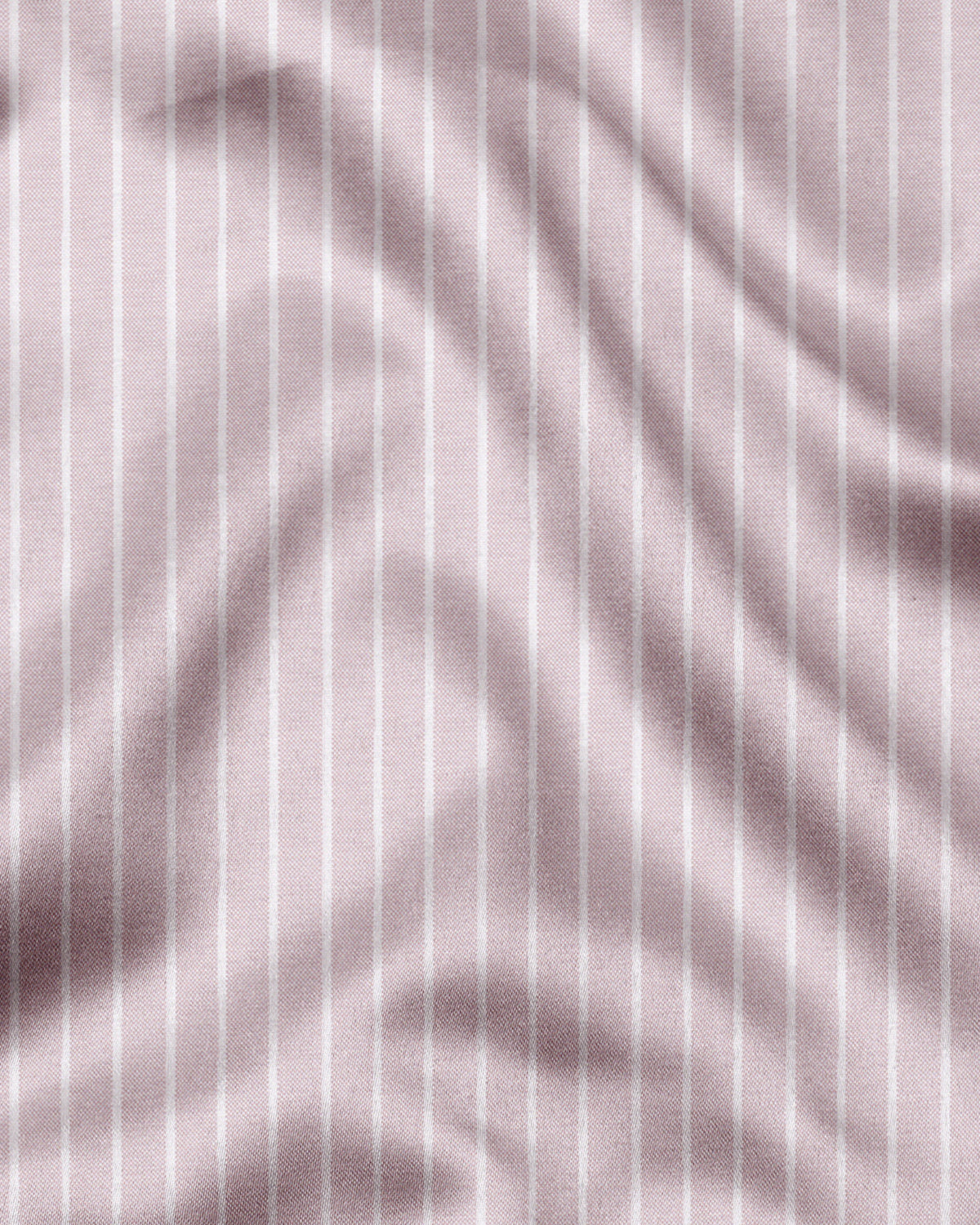 Blossom Pink and Flash White Chalk Stripes Oxford Designer Cotton Shirt
