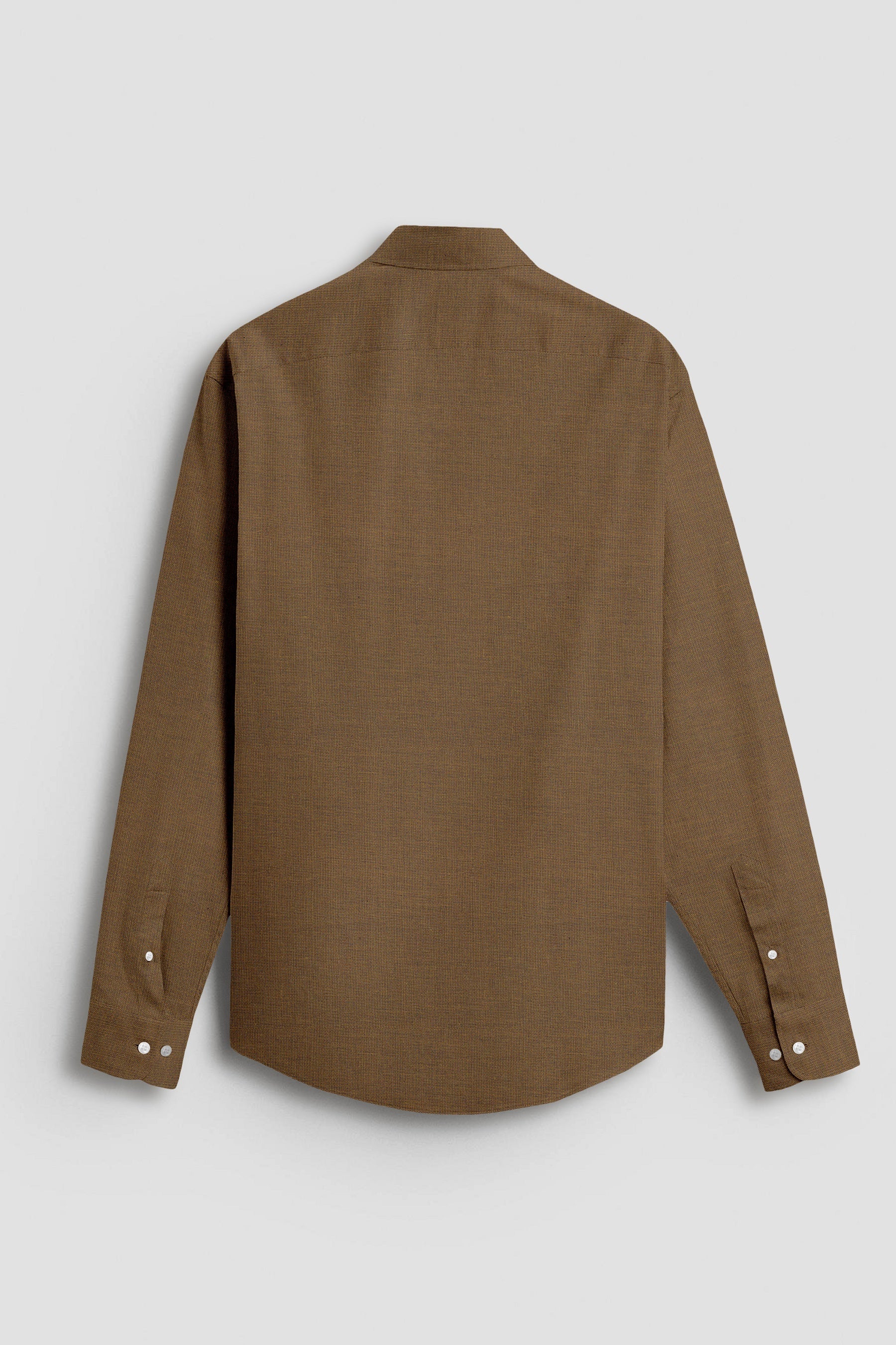 Ermine Brown Luxurious Linen Shirt 100% Pure linen Shirts in India 