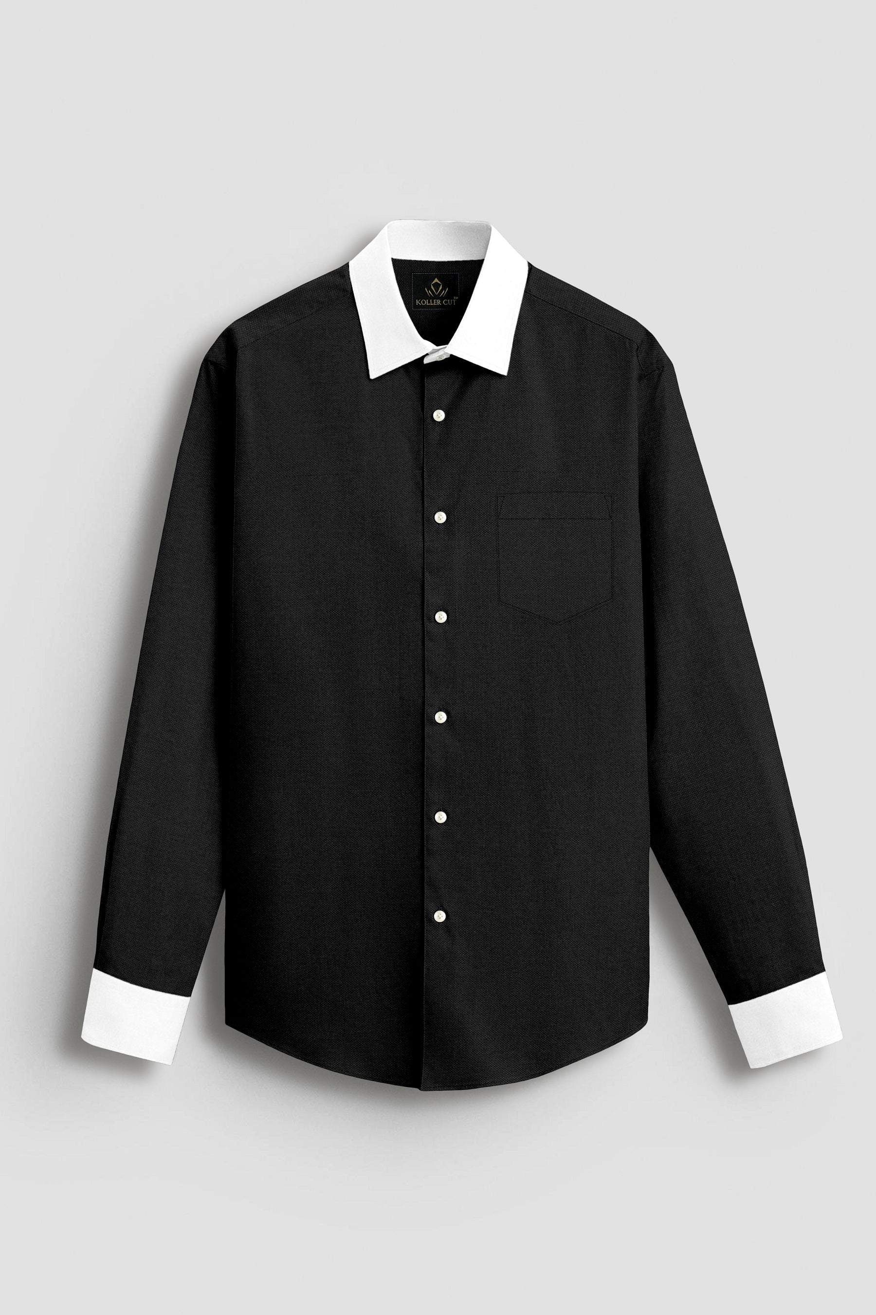 Jade Black Premium Oxford Designer Cotton Shirt