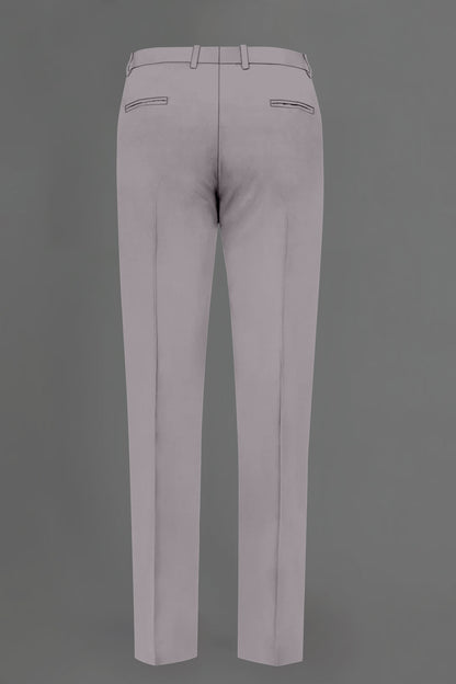 Light gray pants on a gray background