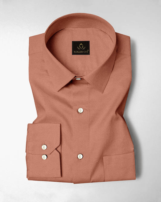 Caramel Brown Premium Oxford Cotton Shirt