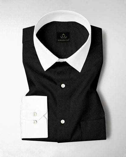Jade Black Premium Oxford Designer Cotton Shirt