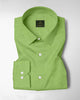 Piquant Green Cotton Linen Shirt
