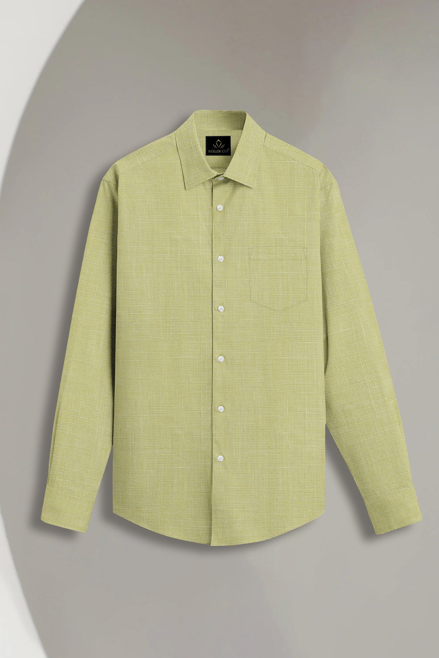 Pistachio Green Luxurious Linen Shirt-Buy Pure linen Shirt in India - Buy Plus Size Shirts for Men in Mumbai