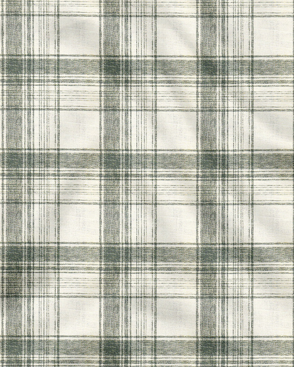 Beige and Agave Green Checks Cotton Linen Shirt