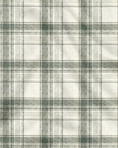 Beige and Agave Green Checks Cotton Linen Shirt