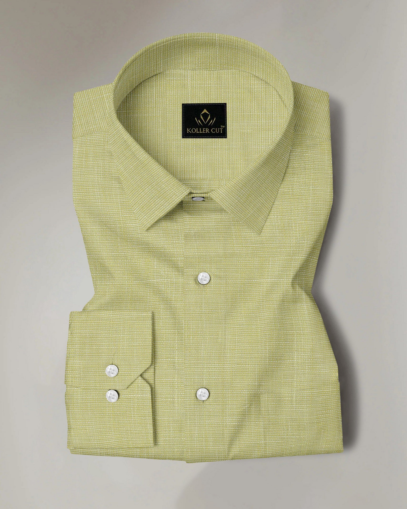 Pistachio Green Luxurious Linen Shirt-Buy Pure linen Shirt in India - Buy Plus Size Shirts for Men in Mumbai