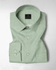 Lichen Green Plain Oxford Cotton Formal Shirt