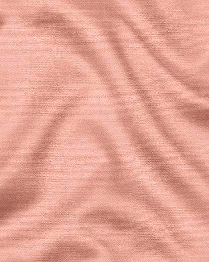 Tropical Peach Luxurious Linen Shirt