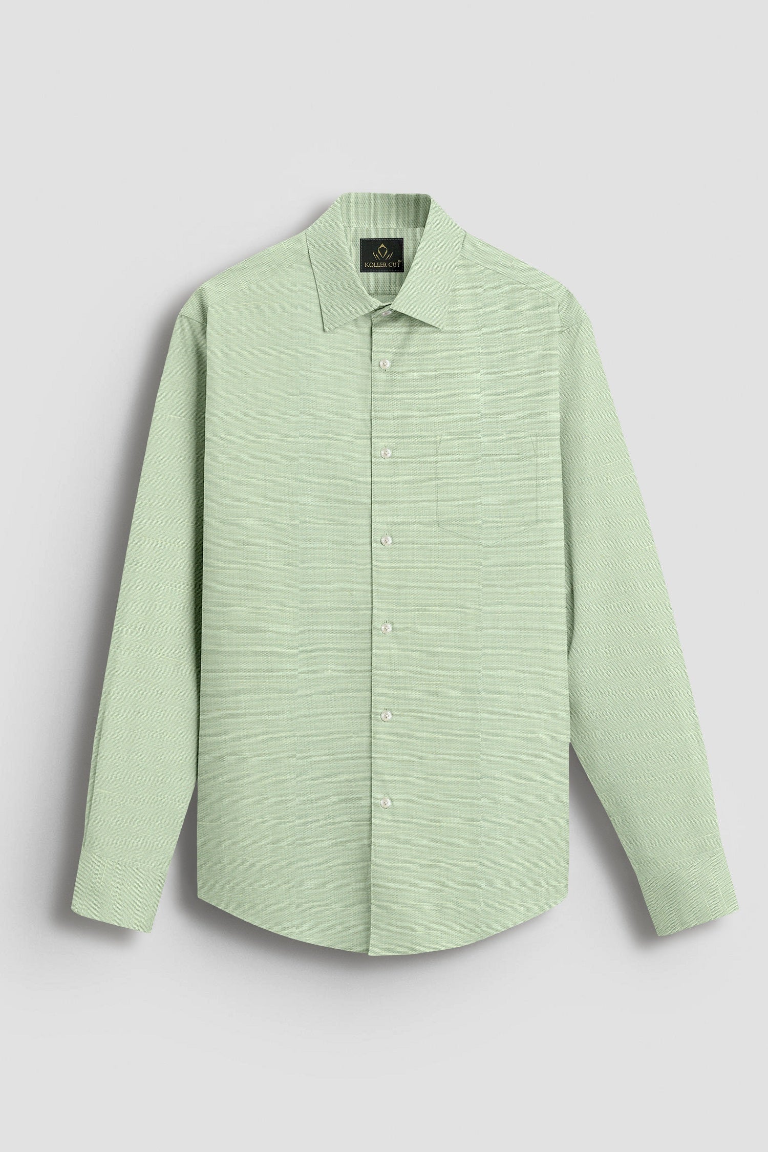 Laurel Green Luxurious Linen Shirt
