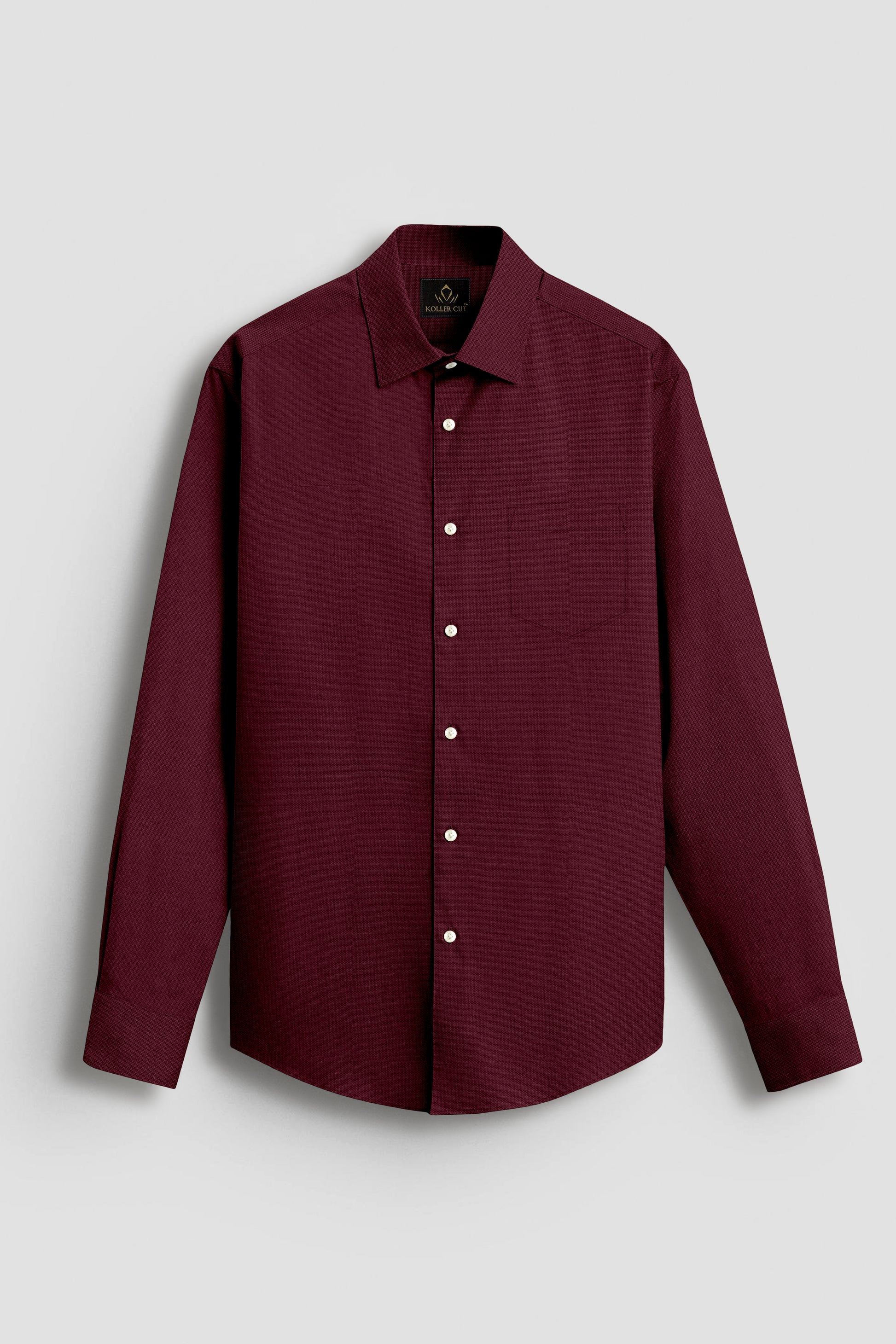 Rhubarb Red Premium Oxford Cotton Shirt