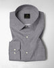 Ebony Black Plain Oxford Cotton Formal Shirt