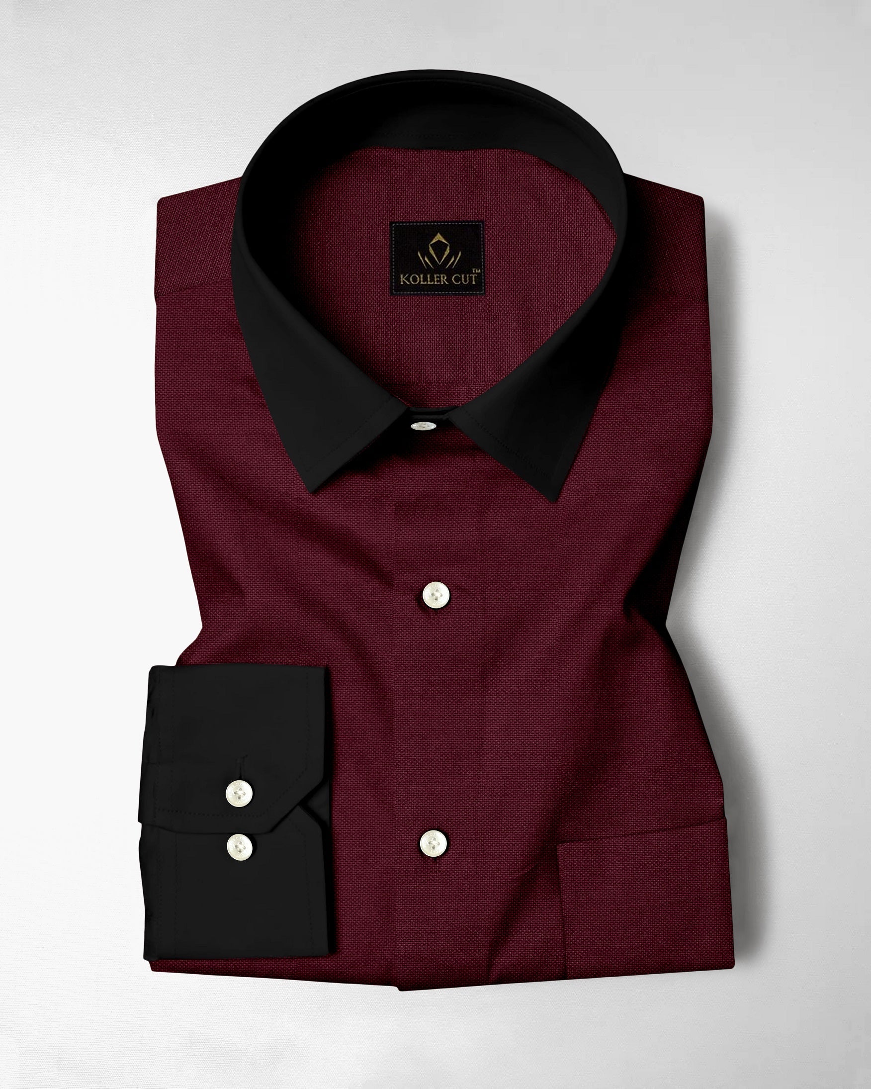 Rhubarb Red Premium Oxford Designer Cotton Shirt