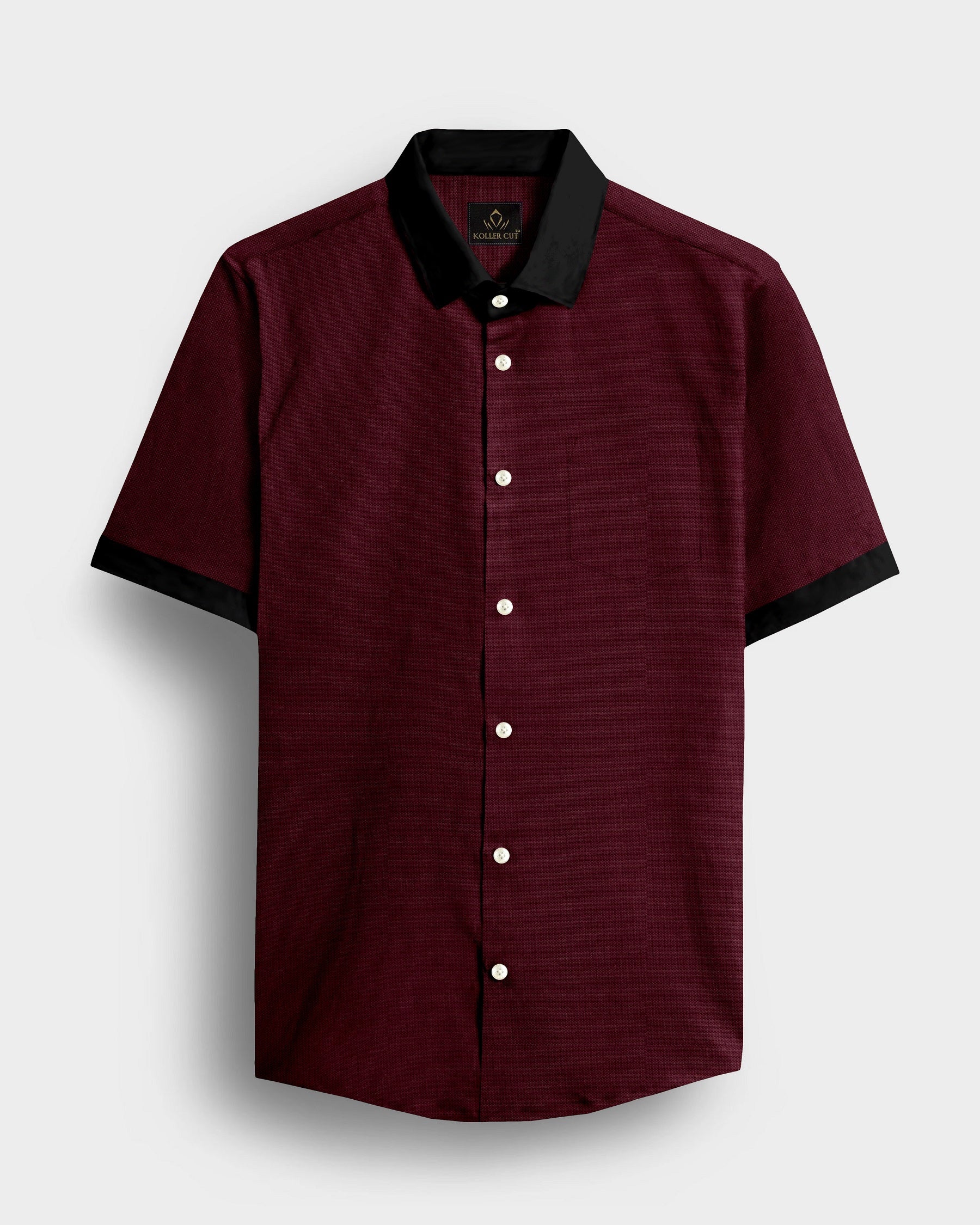 Rhubarb Red Premium Oxford Designer Cotton Shirt
