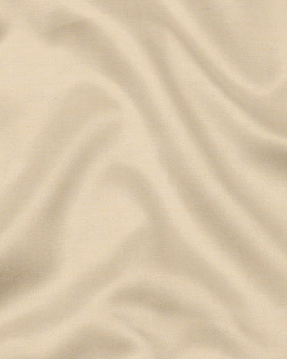 Beige Giza Cotton Shirt