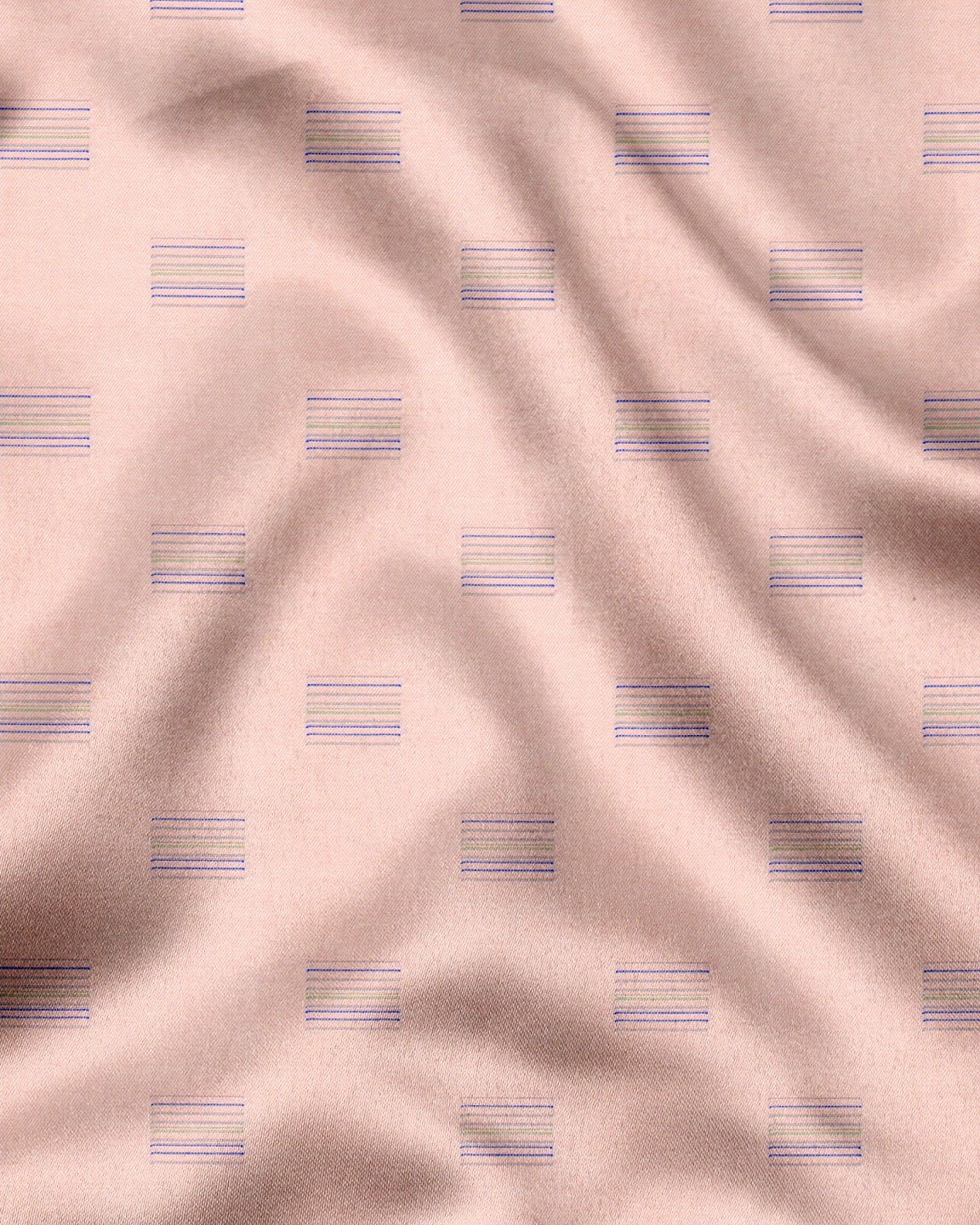 Tawny Peach Multicolored Jacquard Print Premium Egyptian Giza Cotton Shirt