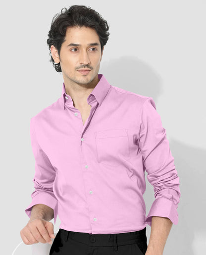 Prism Pink Giza Cotton Shirt