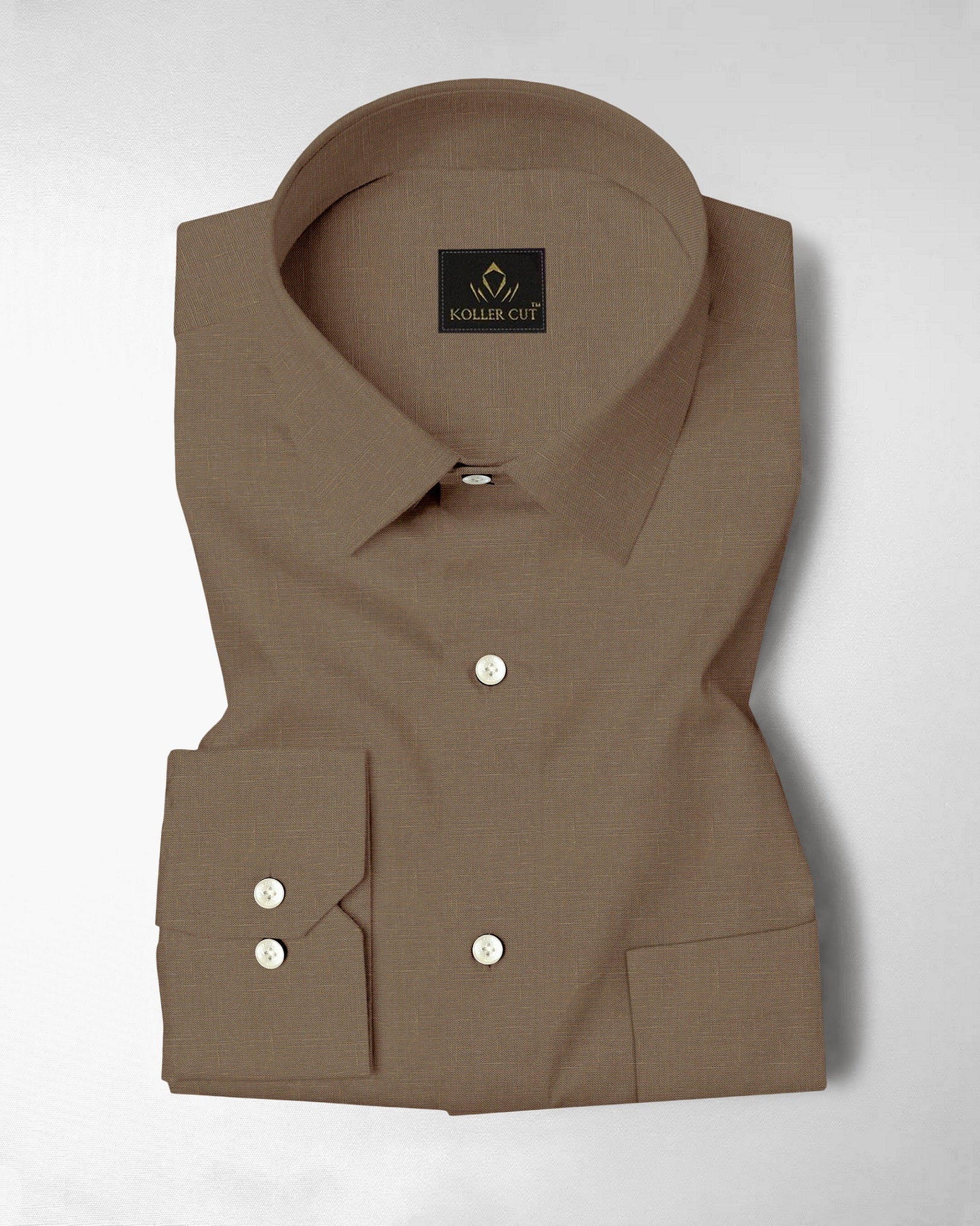 Chamoisee Brown Luxurious Linen Shirt