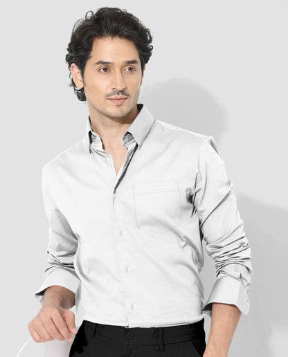 Bright White Premium  Oxford Cotton Shirt
