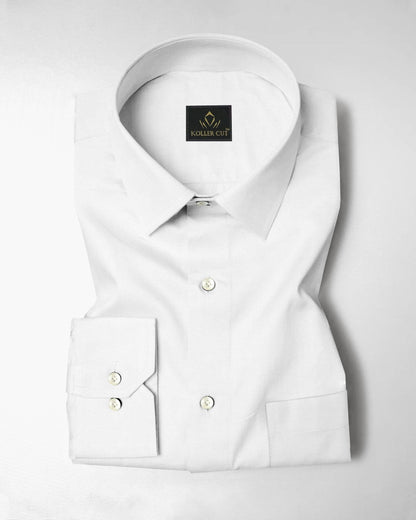 Bright White Premium  Oxford Cotton Shirt