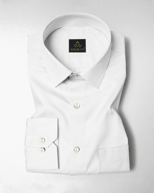 Bright White Premium  Oxford Cotton Shirt