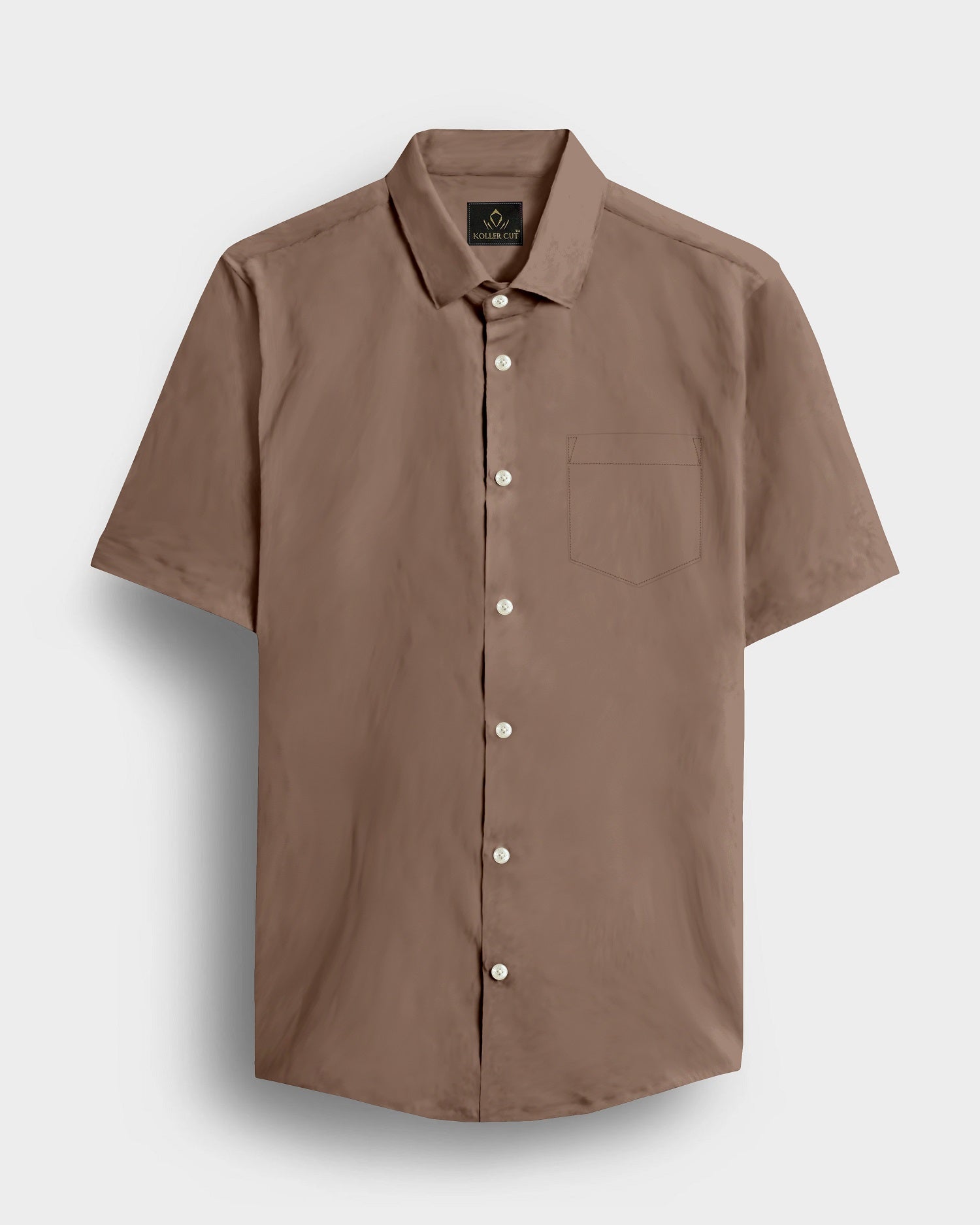 Mocha Mousse Giza Cotton Shirt