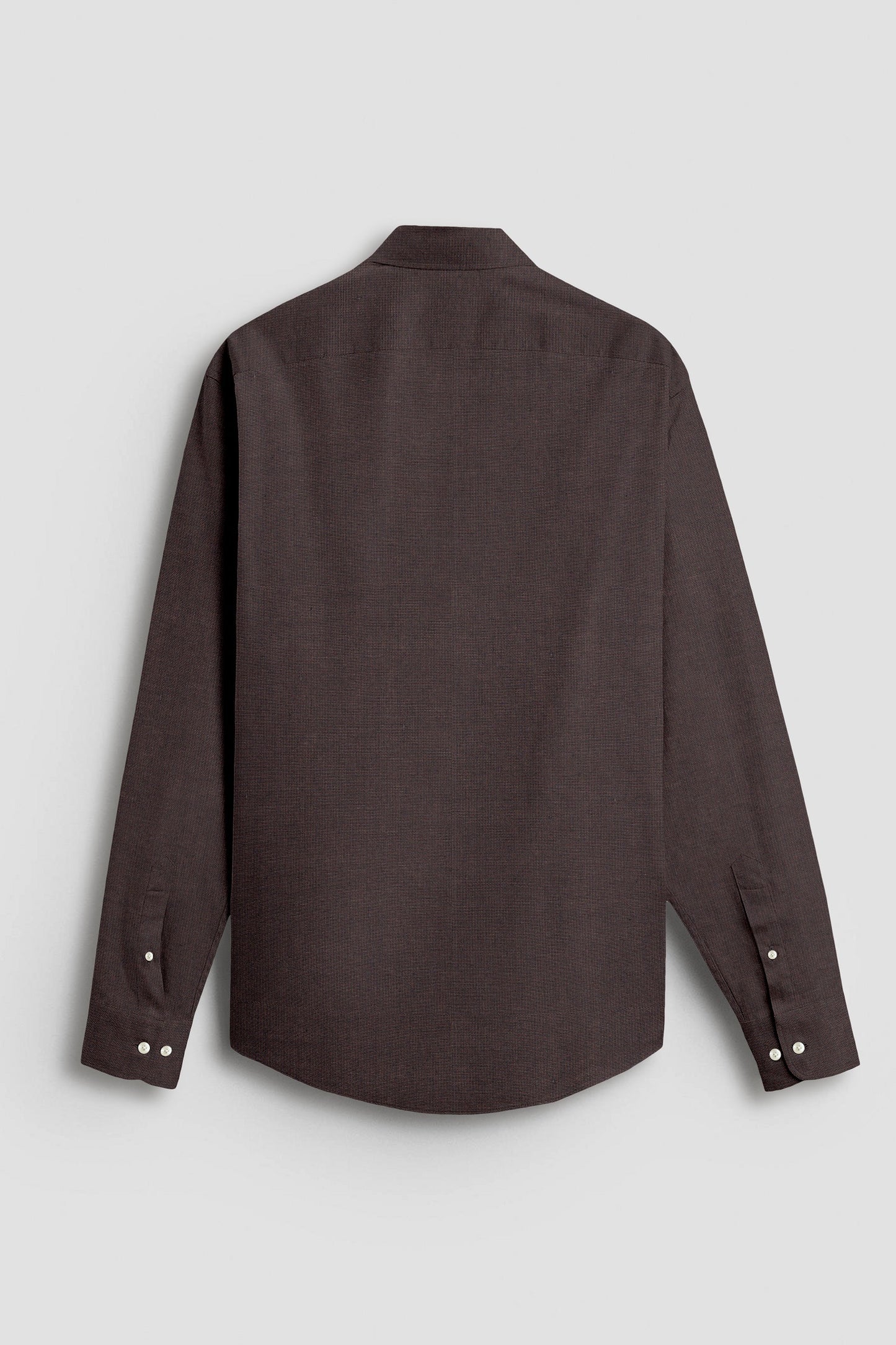 Coffee Brown Men's Luxurious Linen Shirt