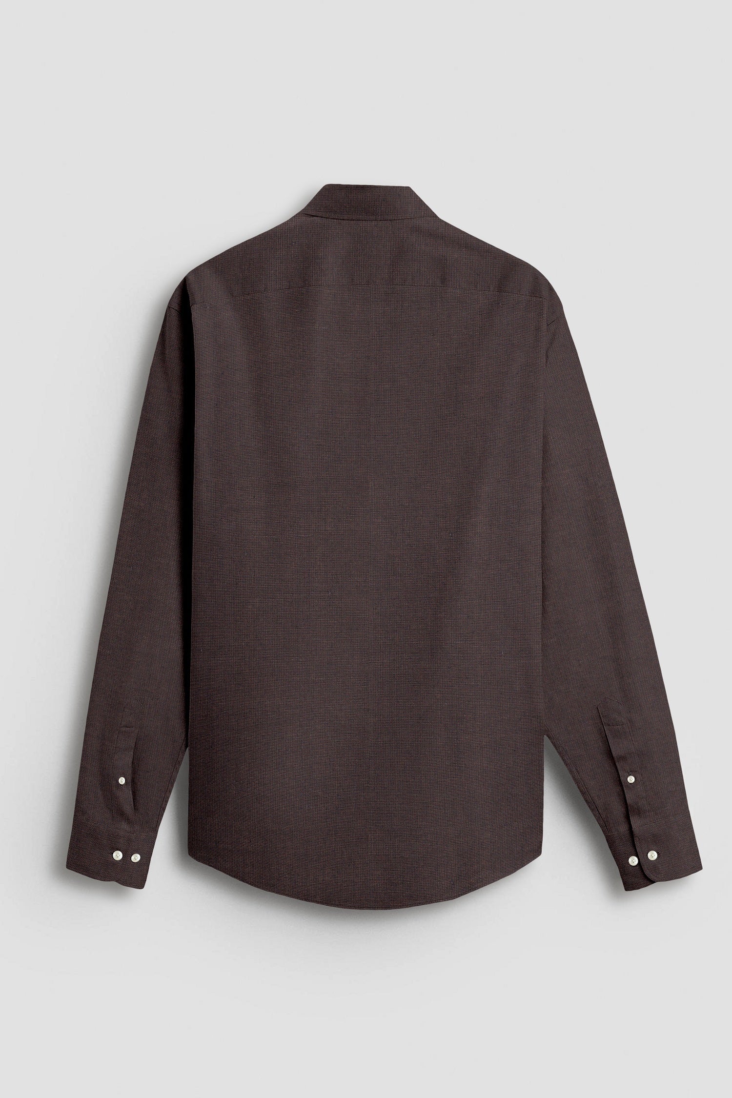 Coffee Brown Men's Luxurious Linen Shirt