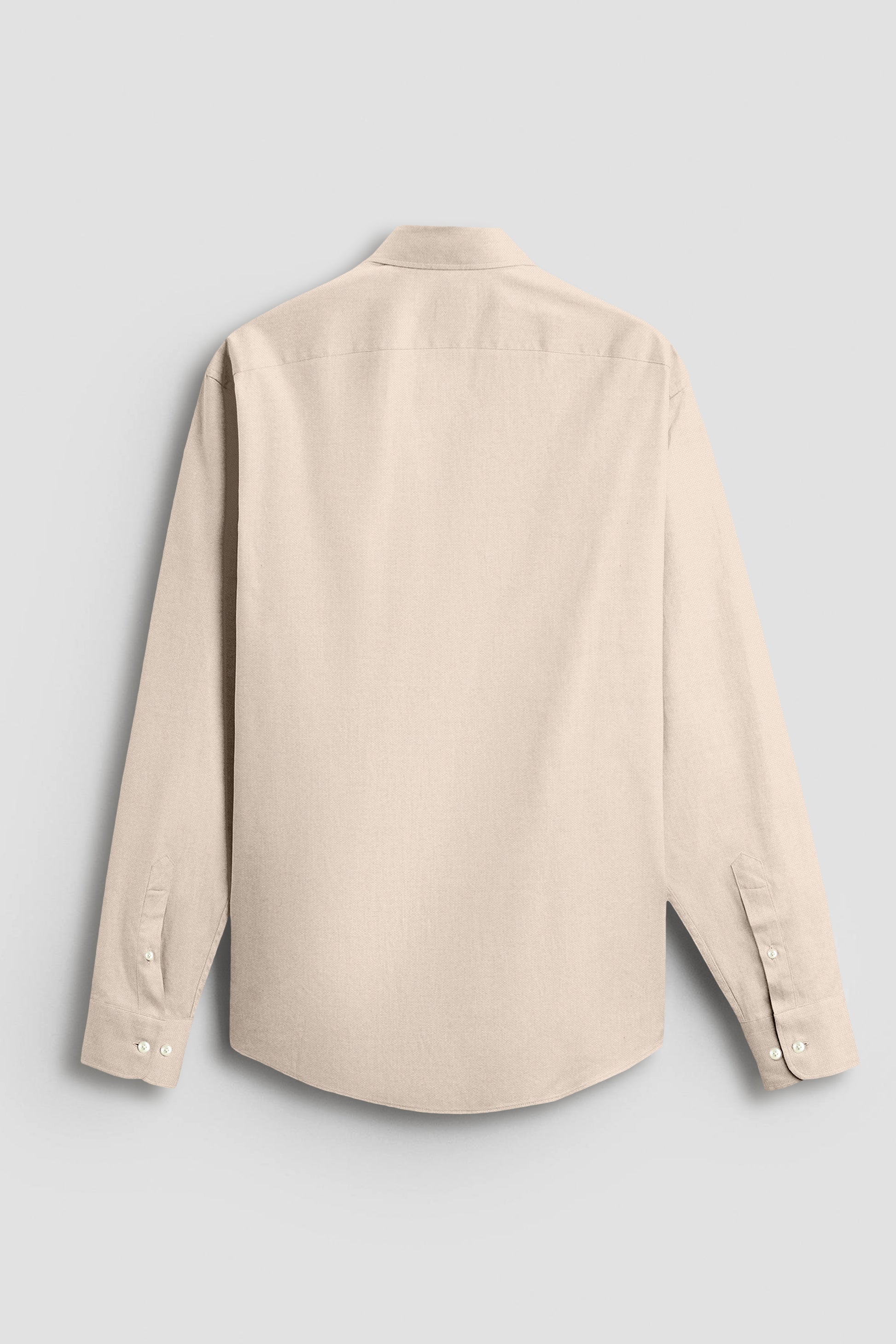 Marzipan Cream Premium Oxford Cotton Shirt