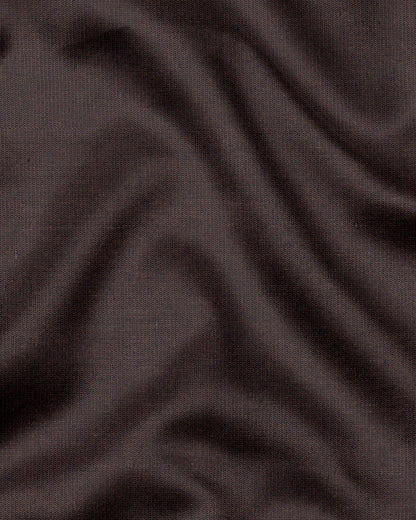 Coffee Brown Men's Luxurious Designer Linen Shirt