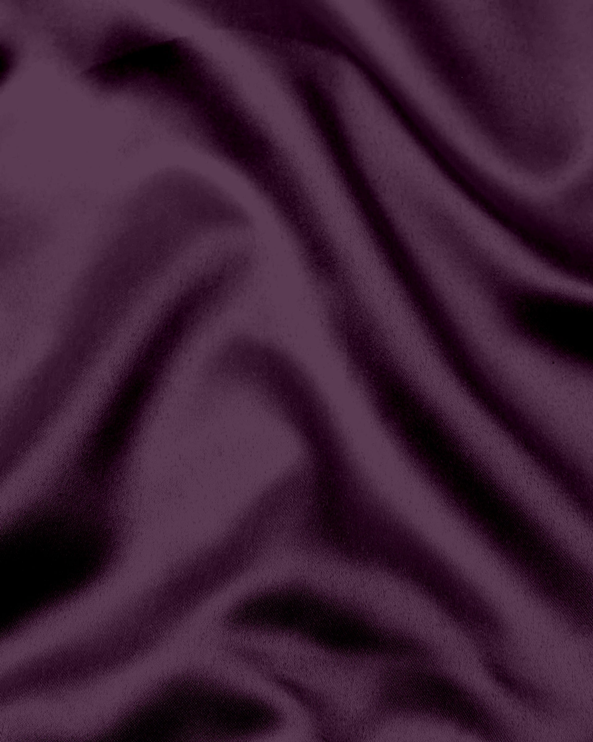 Thunder Purple Men's Solid Giza Cotton Shirt