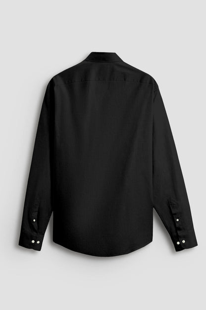 Grease Black Giza Cotton Shirt