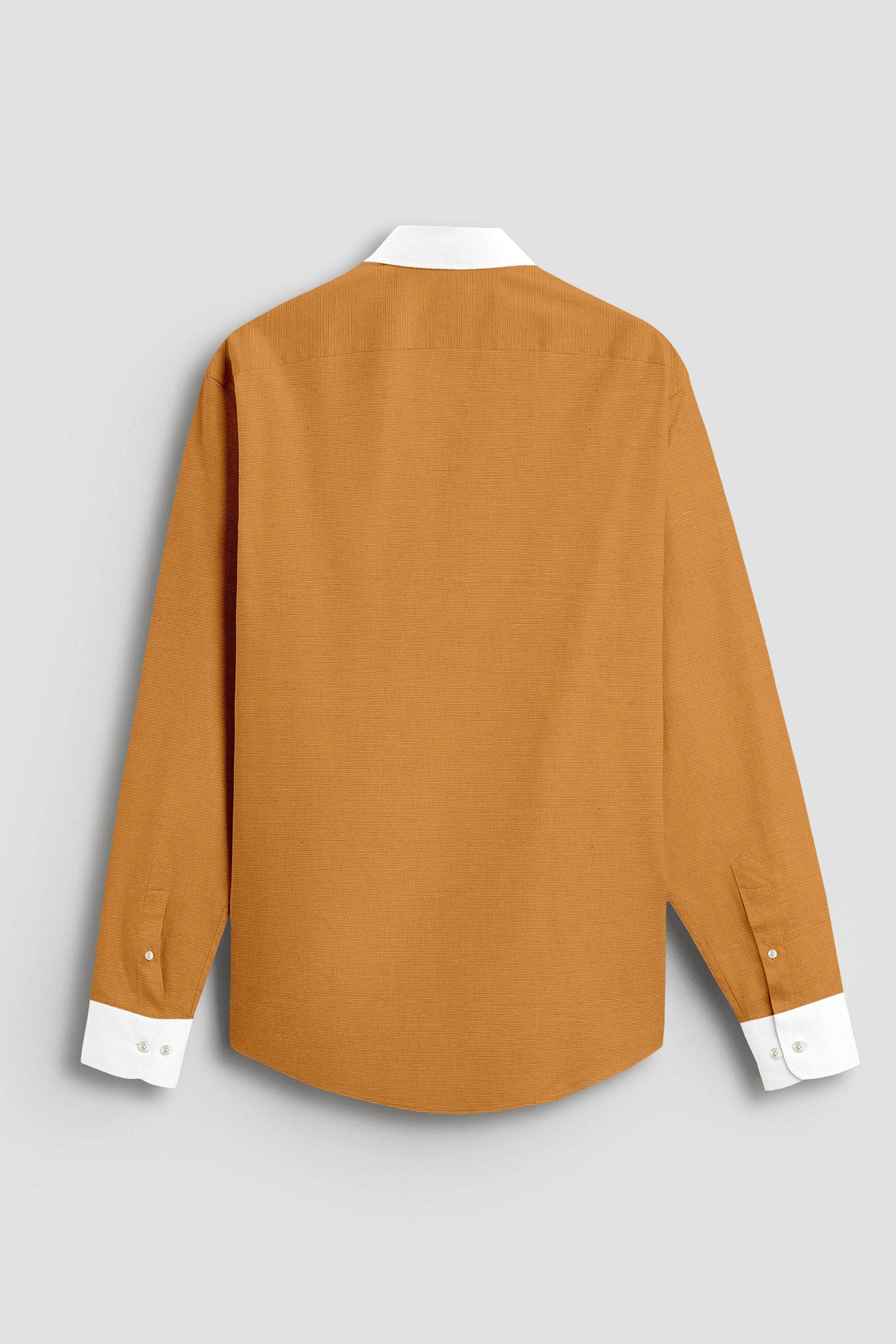 Apricot Yellow Luxurious Designer linen shirt