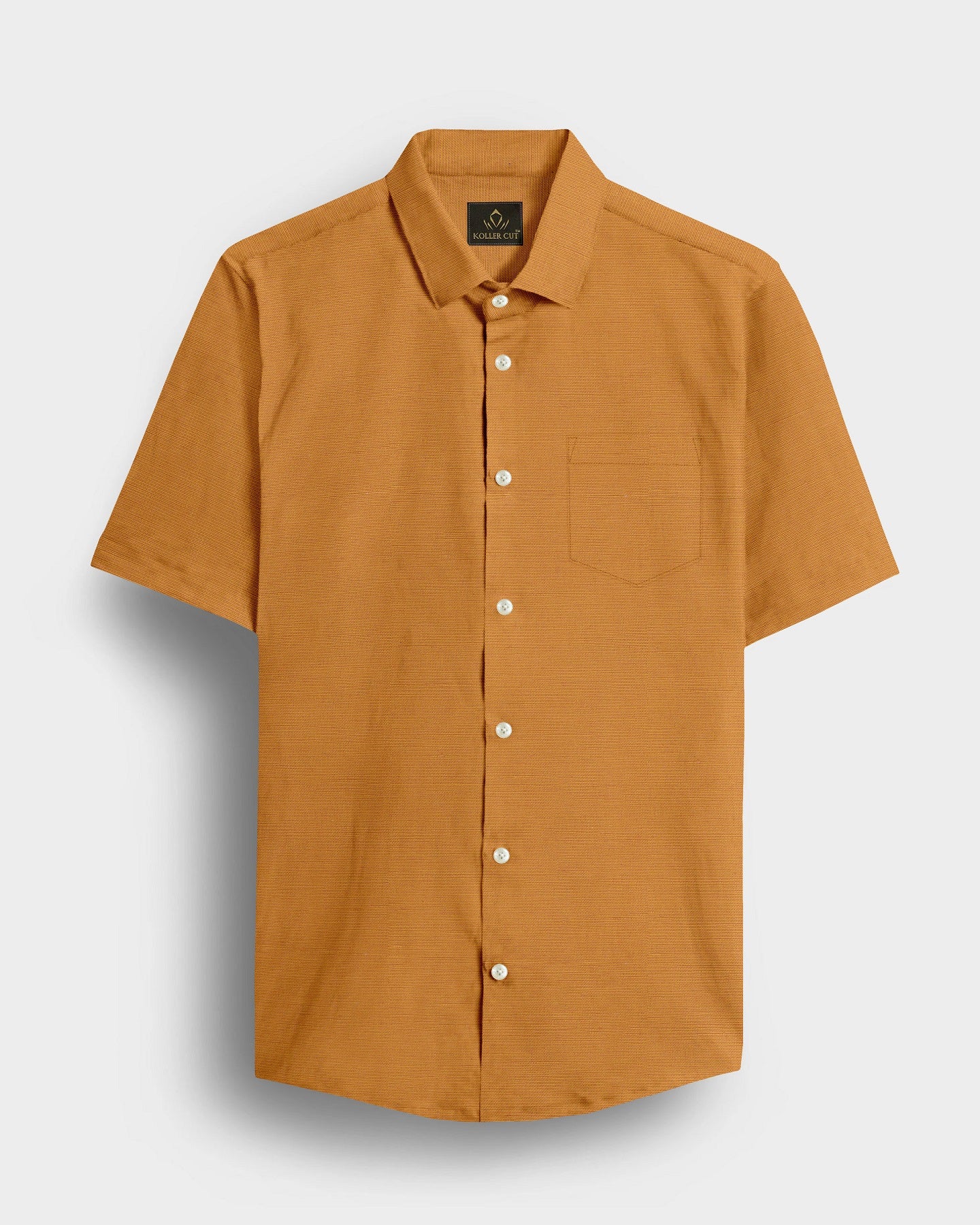 Apricot Yellow Luxurious linen shirt