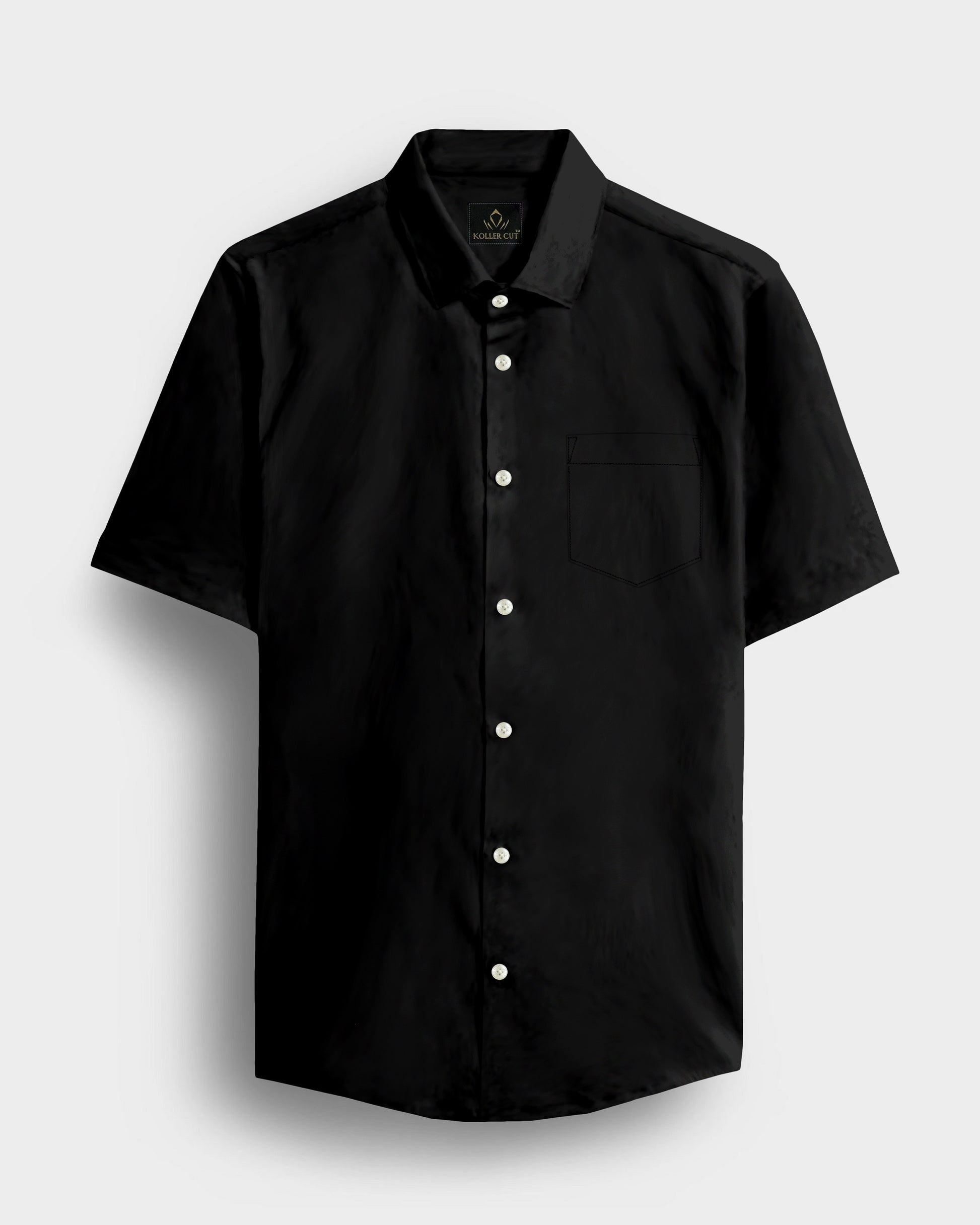 Grease Black Giza Cotton Shirt