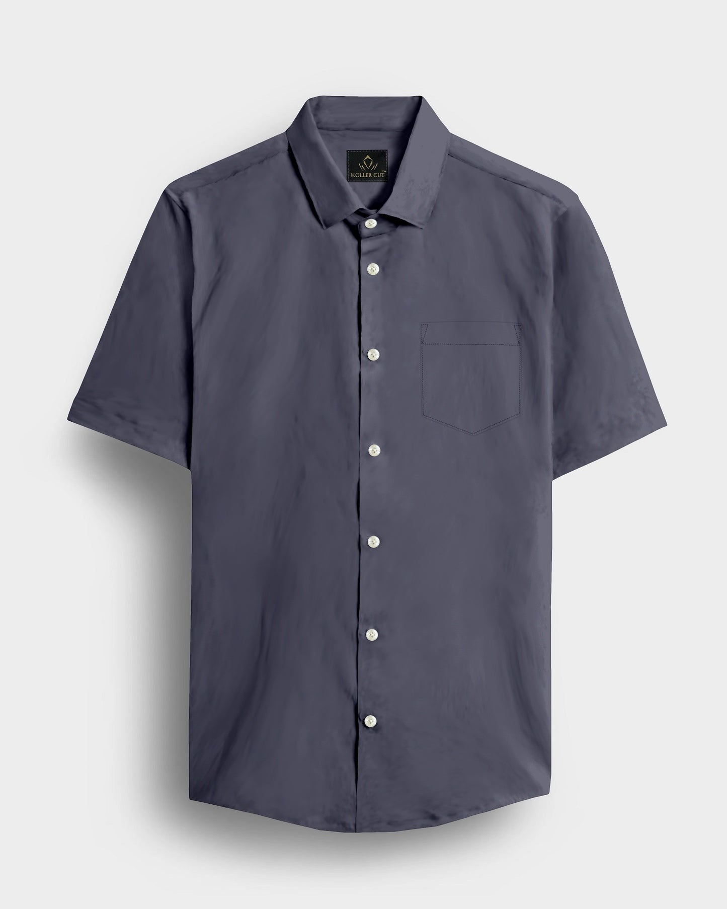 Still Grey Giza Cotton Shirt