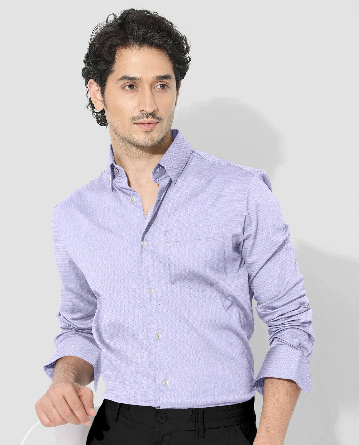 Chatelle Purple Luxuries Linen Shirt