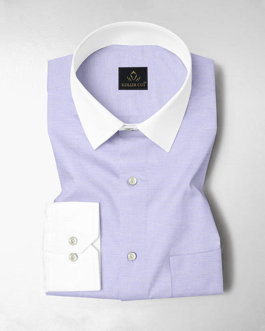 Chatelle Purple Luxuries Designer Linen Shirt