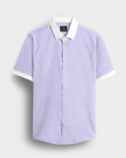 Chatelle Purple Luxuries Designer Linen Shirt