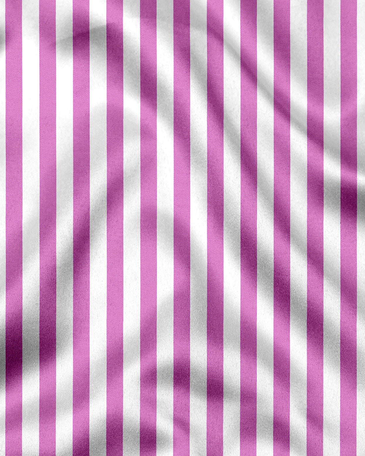 Phlox Pink and White Awning Stripes Cotton Shirt