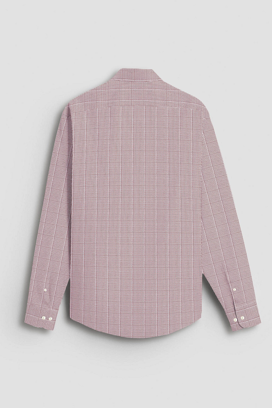 Fudge Brown and Frost White Checks Cotton Shirt