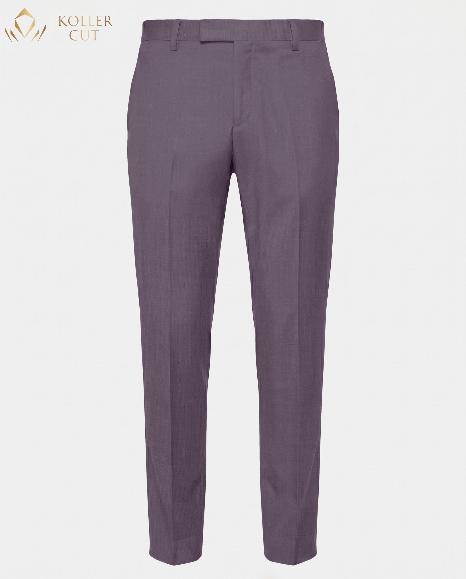Graphite Purple Wool Rich Slight Stretch Pant