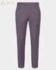 Graphite Purple Wool Rich Slight Stretch Pant