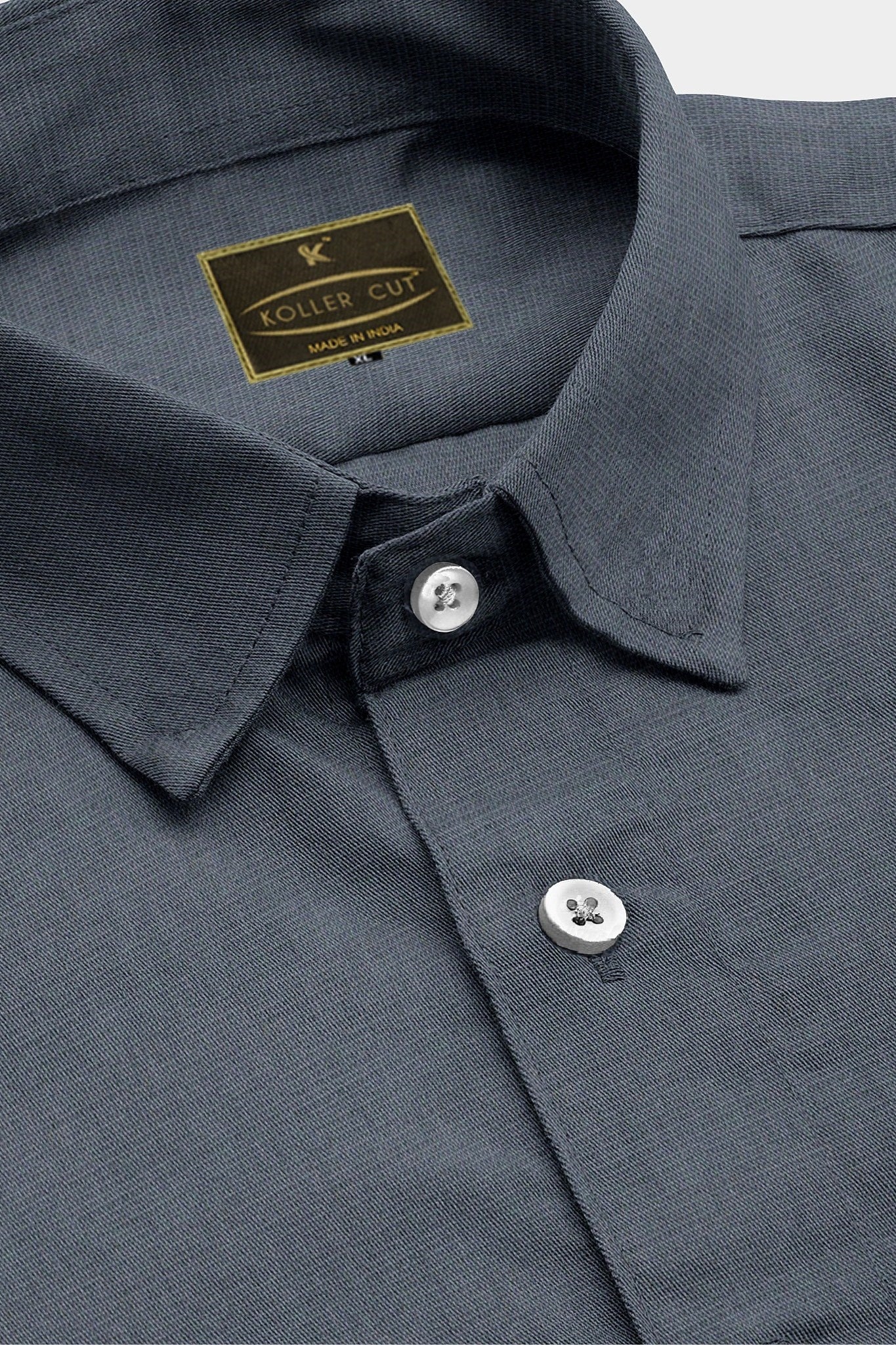 Iron Grey Luxurious Linen Shirt