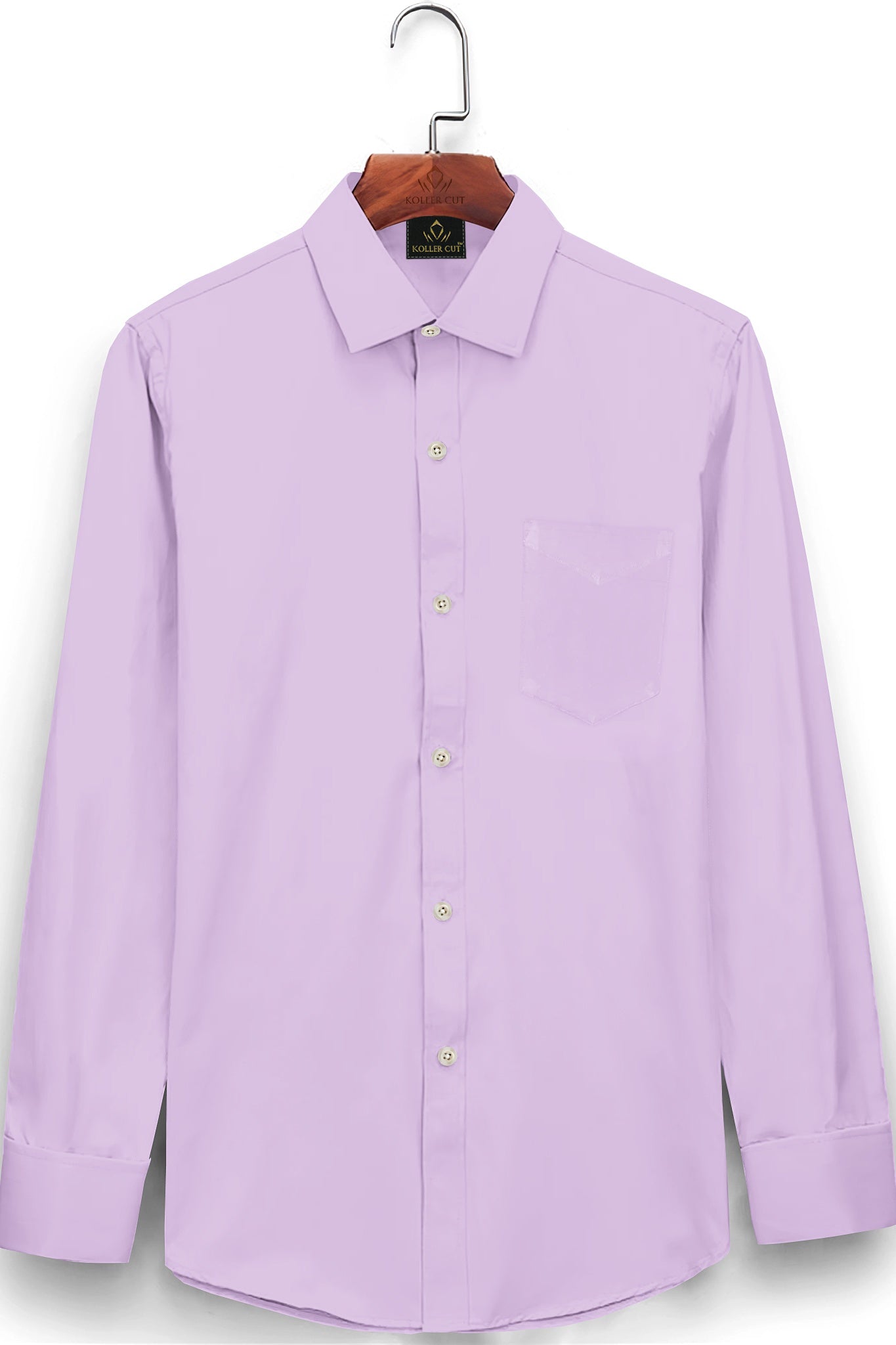 Lilac Purple Giza Cotton Shirt