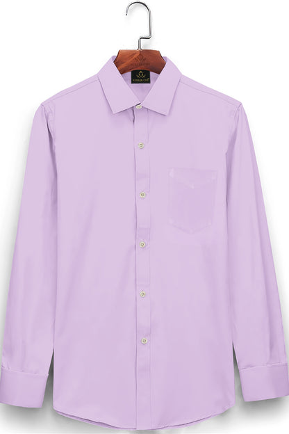 Lilac Purple Giza Cotton Shirt